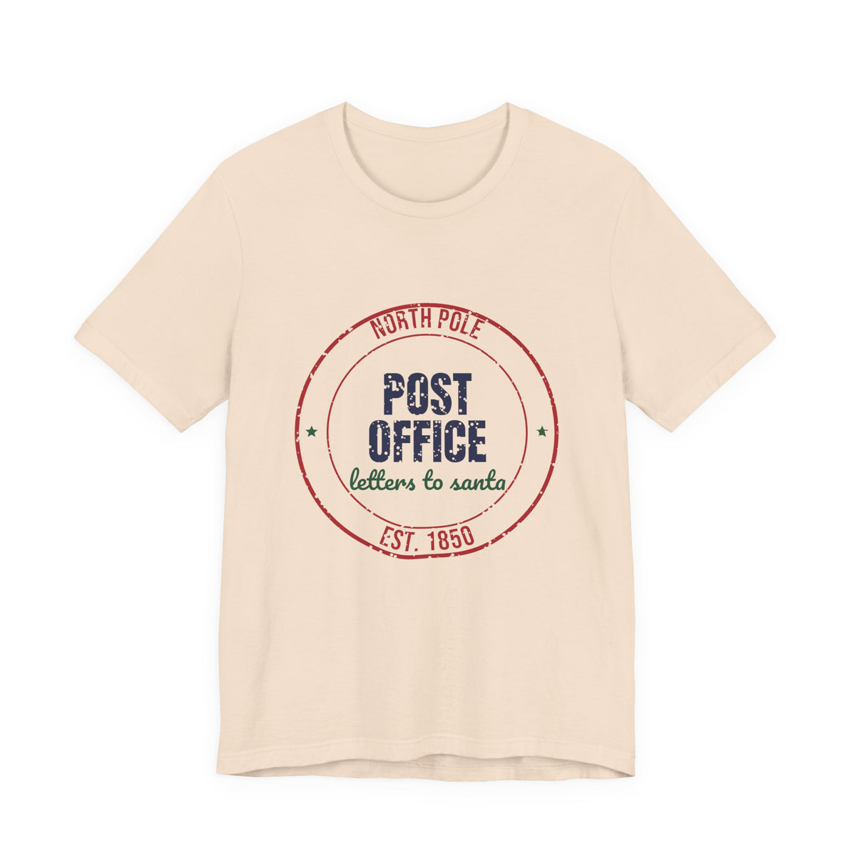 North Pole Post Office Letters to Santa Est. 1850 Shirt, Vintage Christmas T-Shirt, Vintage Christmas Gift