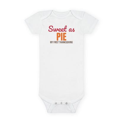 Sweet as Pie My First Thanksgiving Baby Bodysuit