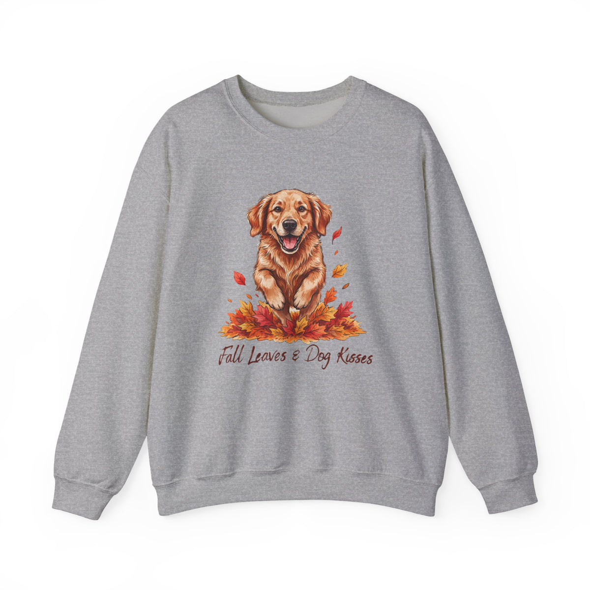 Fall Leaves and Dog Kisses Sweatshirt