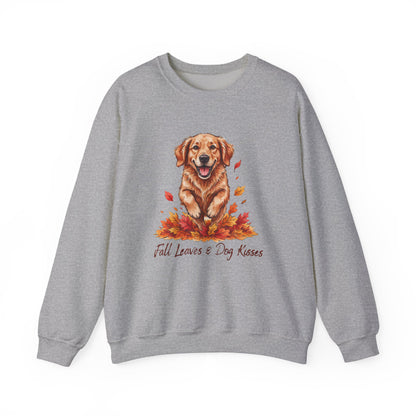 Fall Leaves and Dog Kisses Sweatshirt
