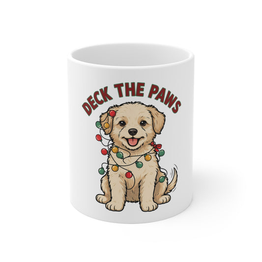 Deck the Paws Christmas Puppy Mug