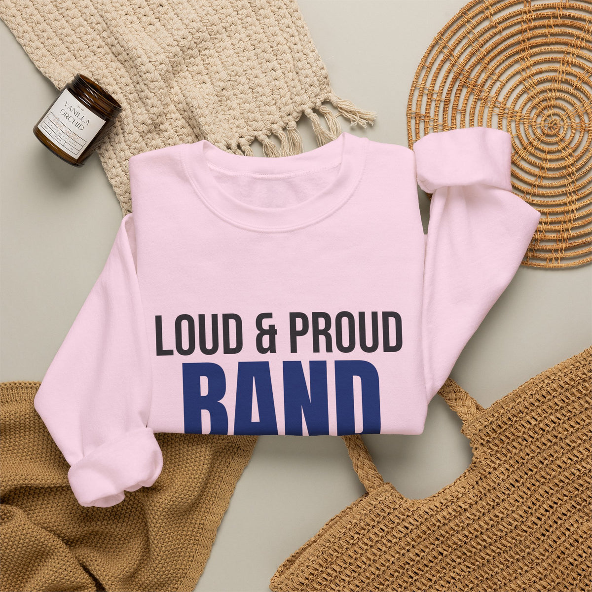Loud and Proud Band Mom Sweatshirt, Band Mom Crewneck