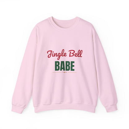 Jingle Bell Babe Sweatshirt, Womens Christmas Crewneck