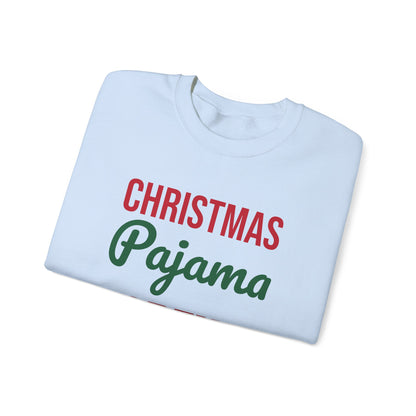 Christmas Pajama Crew Sweatshirt, Matching Family Christmas Crewneck