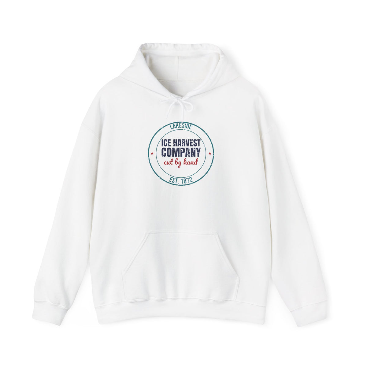 Lakeside Ice Harvest Company Est. 1872 Hoodie, Vintage Winter Hoodie