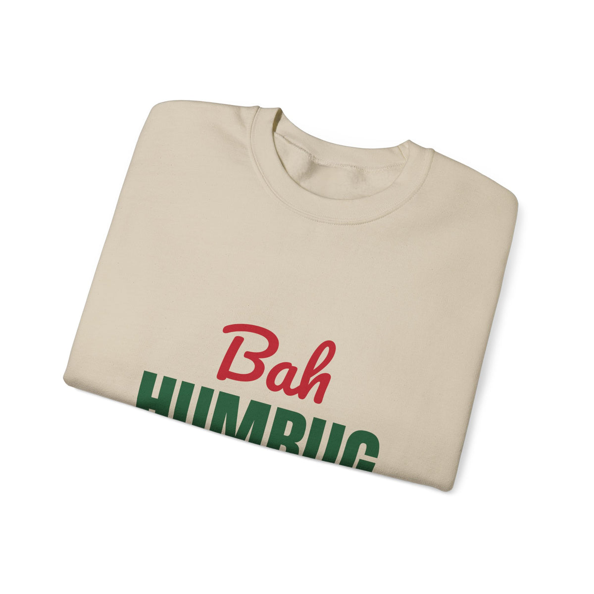 Bah Humbug Sweatshirt, Funny Grumpy Christmas Crewneck