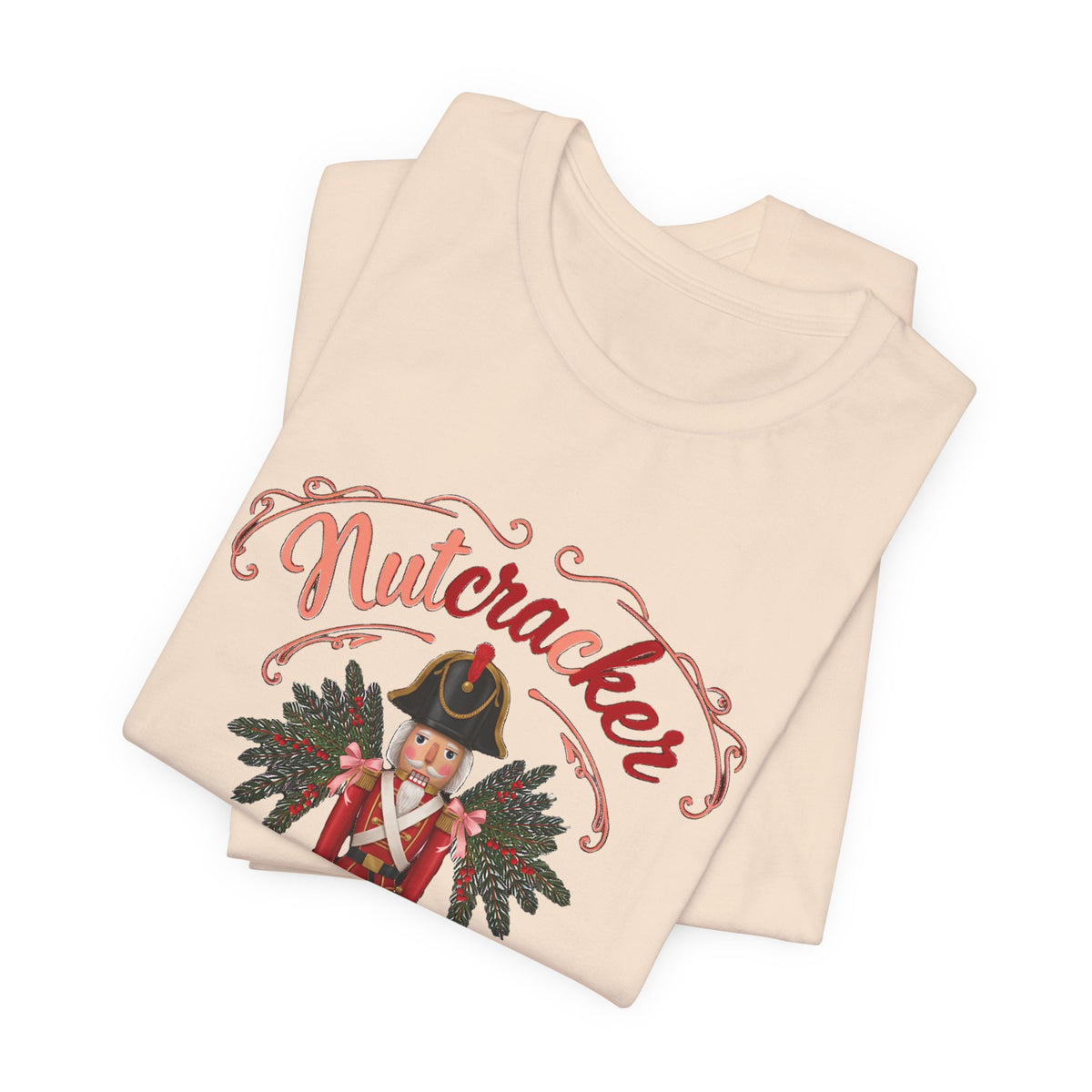 Nutcracker Season Shirt, Vintage Nutcracker T-Shirt, Pink Christmas Tee