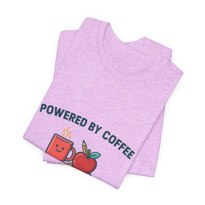 Powered by Coffee and Kindness Shirt, Teacher T-Shirt, Teacher Appreciation Gift