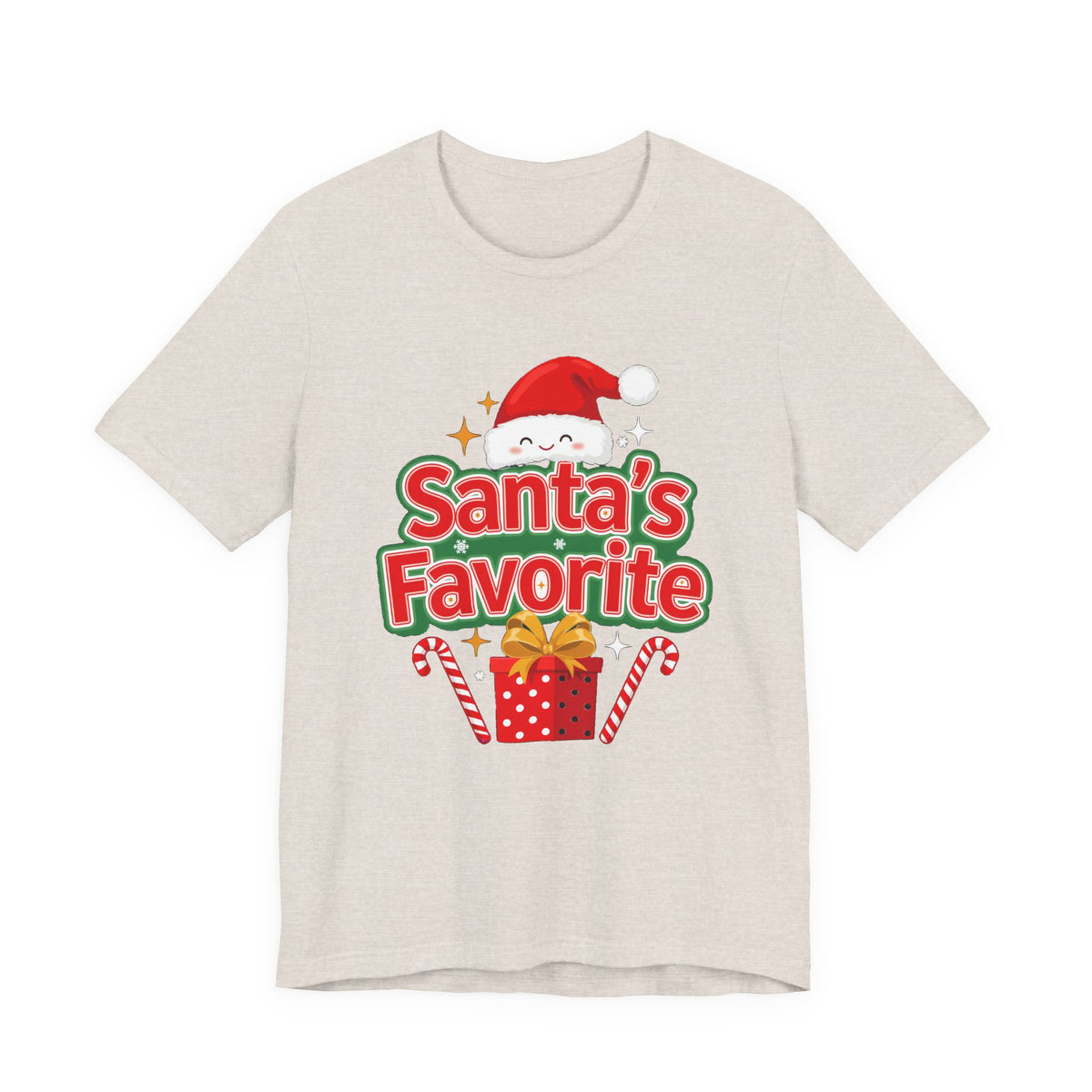 Santa's Favorite Shirt, Funny Christmas T-Shirt, Nice List Tee