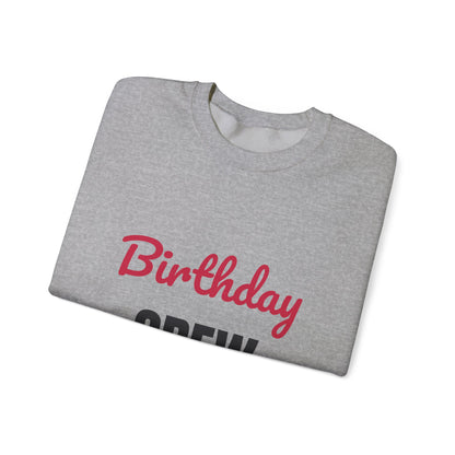 Birthday Crew Sweatshirt, Matching Birthday Party Crewneck
