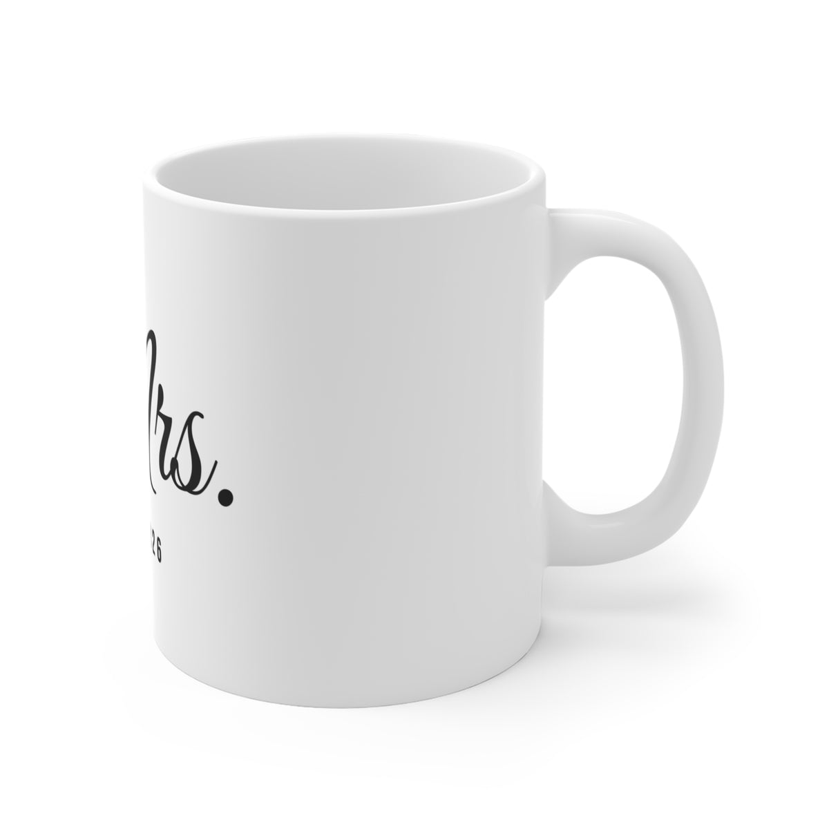 Mrs Est 2026 Mug, Bride Coffee Mug, Newlywed Gift 11oz