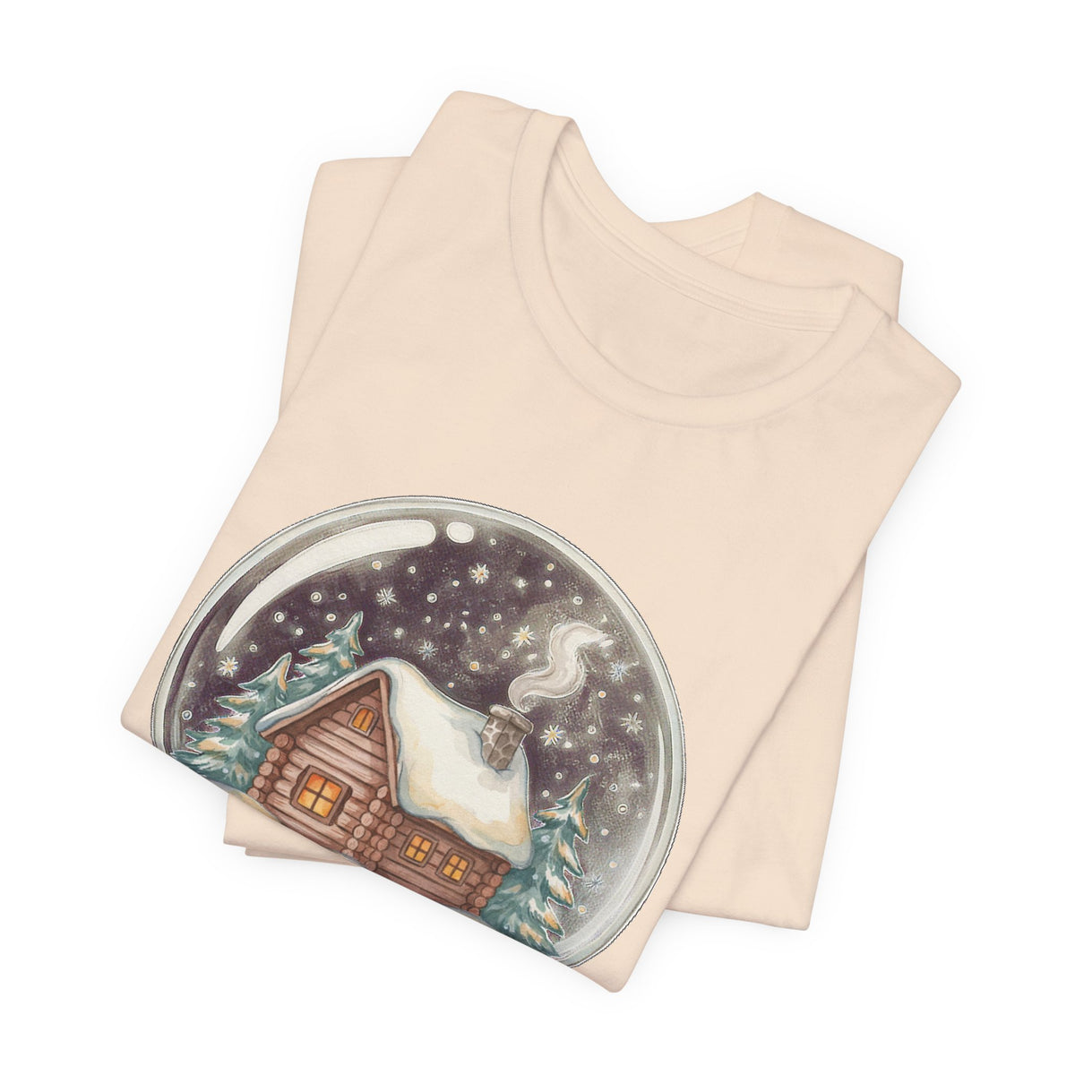 Cozy Cabin Christmas Snow Globe Shirt, Cozy Cabin Christmas Snow Globe T-Shirt