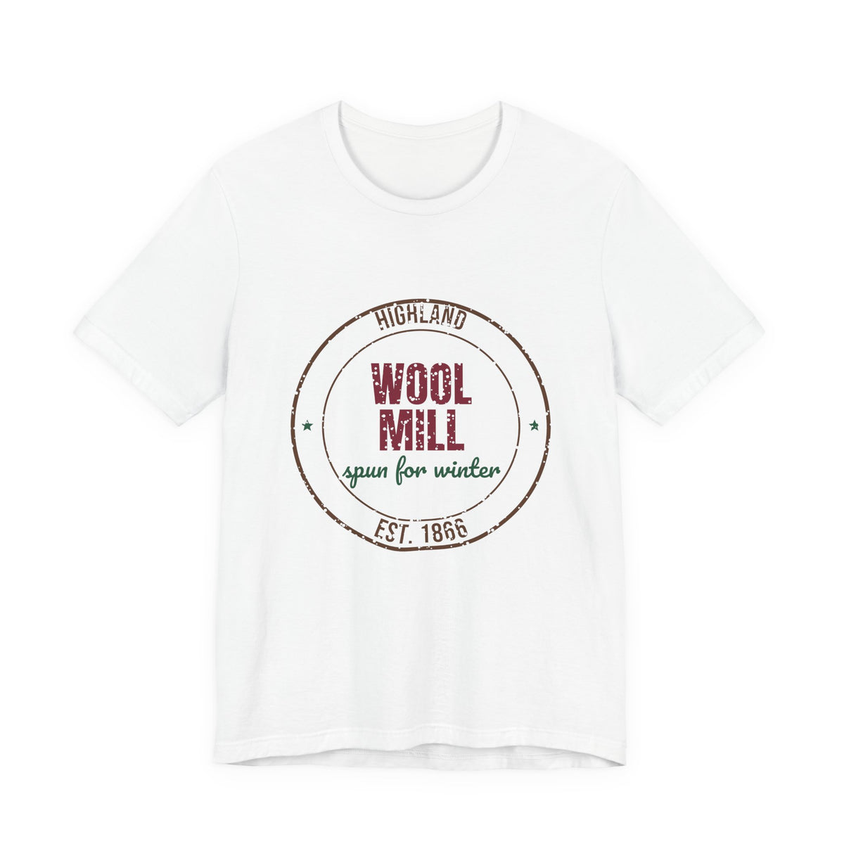 Highland Wool Mill Est. 1866 Shirt, Vintage Winter T-Shirt, Vintage Winter Gift