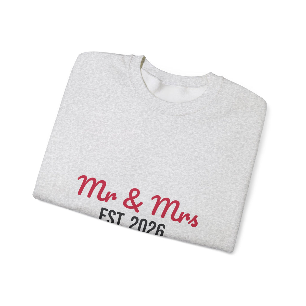 Mr and Mrs Est 2026 Sweatshirt, Wedding Gift Crewneck