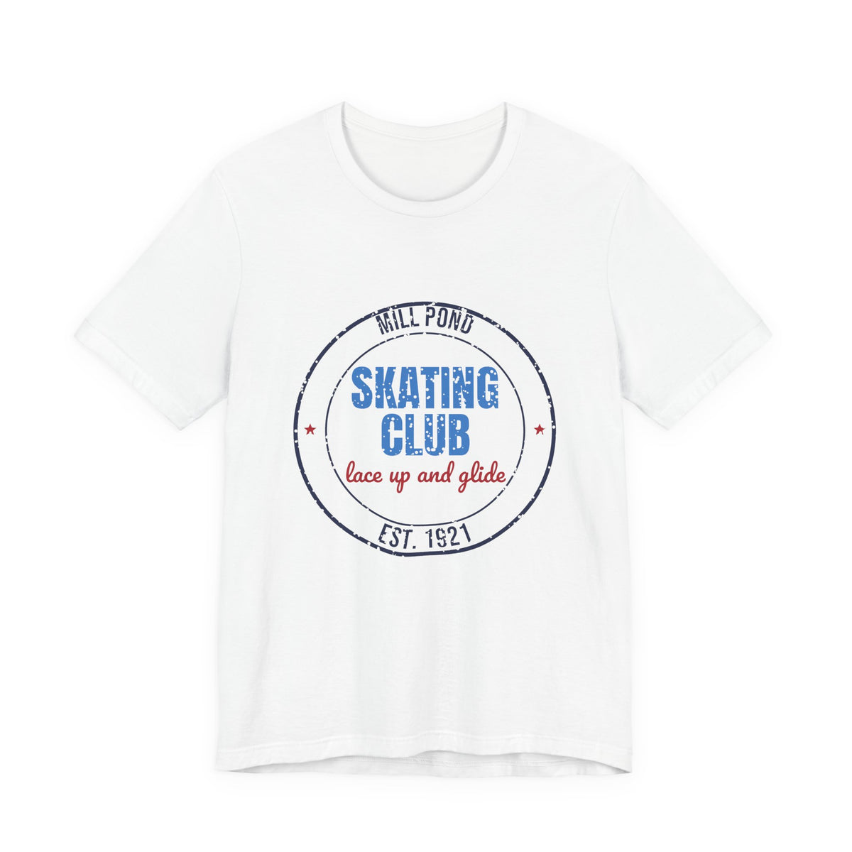 Mill Pond Skating Club Est. 1921 Shirt, Vintage Winter T-Shirt, Vintage Winter Gift