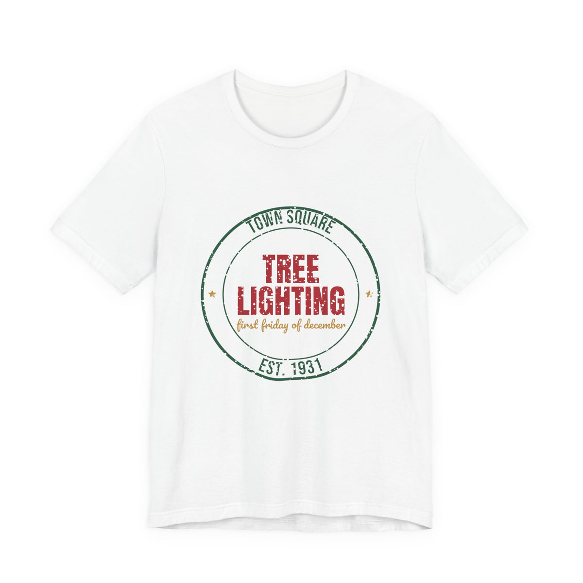 Town Square Tree Lighting Est. 1931 Shirt, Vintage Christmas T-Shirt, Vintage Christmas Gift