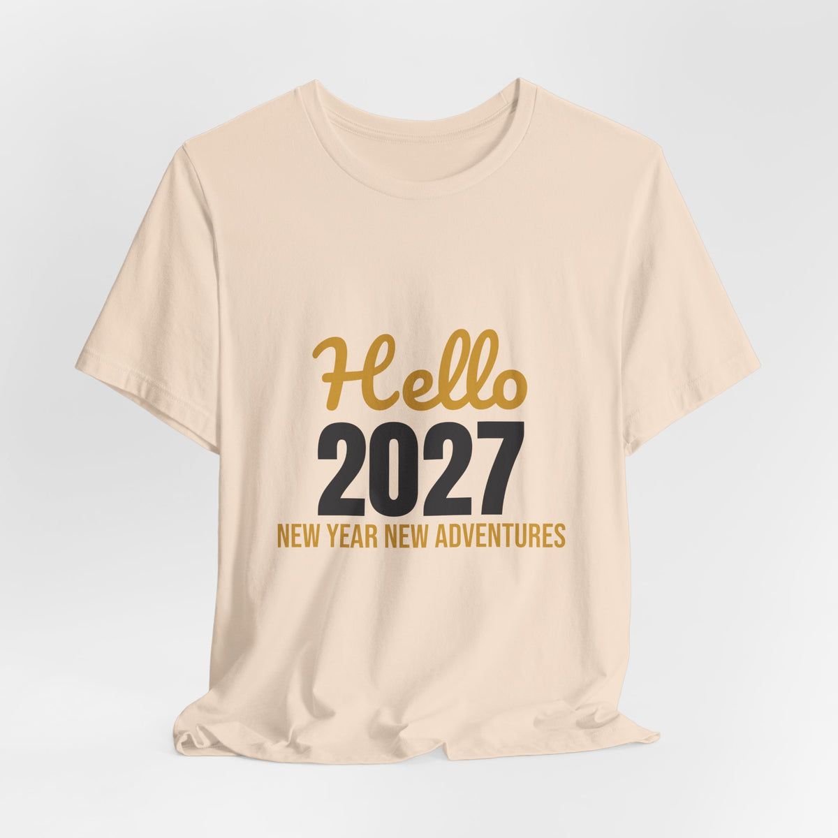 Hello 2027 New Year New Adventures Shirt, New Year T-Shirt, NYE Party Tee