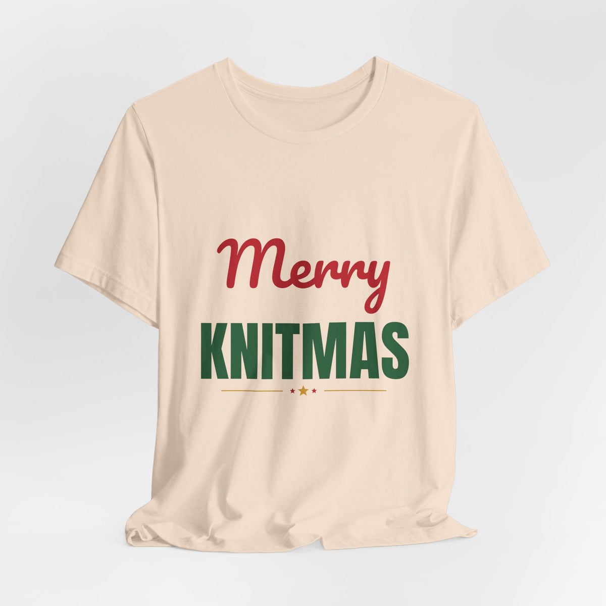 Merry Knitmas Shirt, Knitting Christmas T-Shirt, Knitter Gift