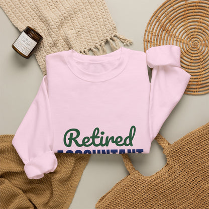 Retired Accountant Sweatshirt, Accountant Retirement Crewneck