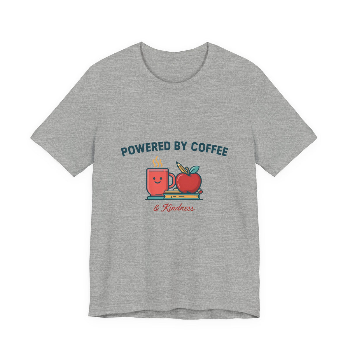 Powered by Coffee and Kindness Shirt, Teacher T-Shirt, Teacher Appreciation Gift