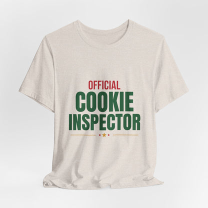 Official Cookie Inspector Shirt, Funny Christmas Baking T-Shirt