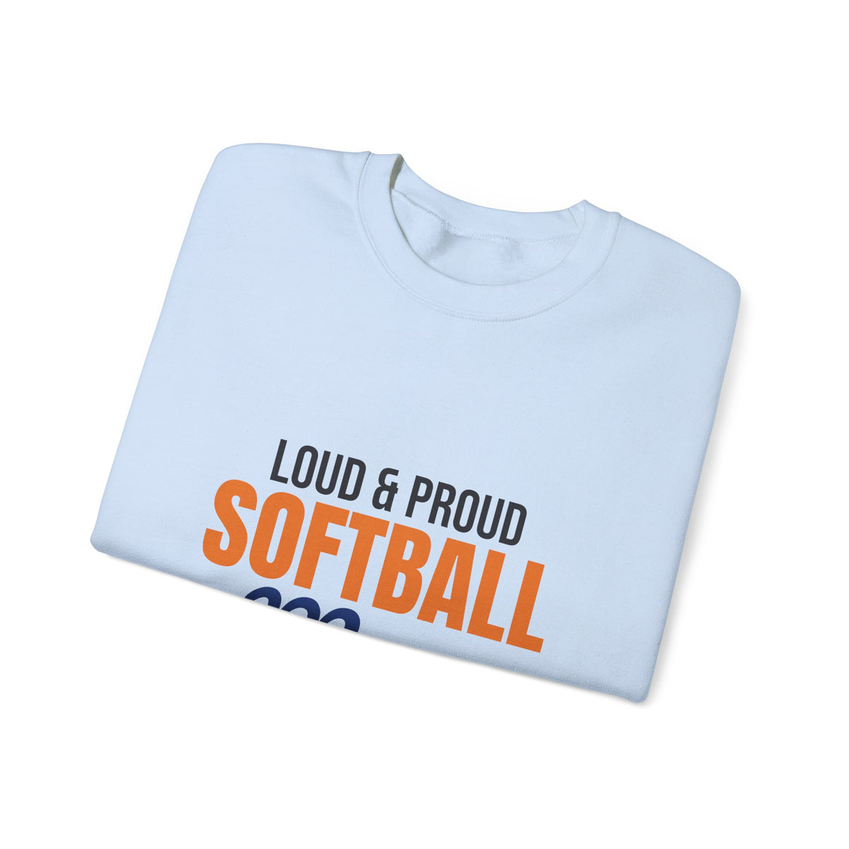 Loud and Proud Softball Mom Sweatshirt, Softball Mom Crewneck
