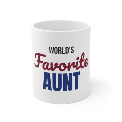 World's Favorite Aunt Mug