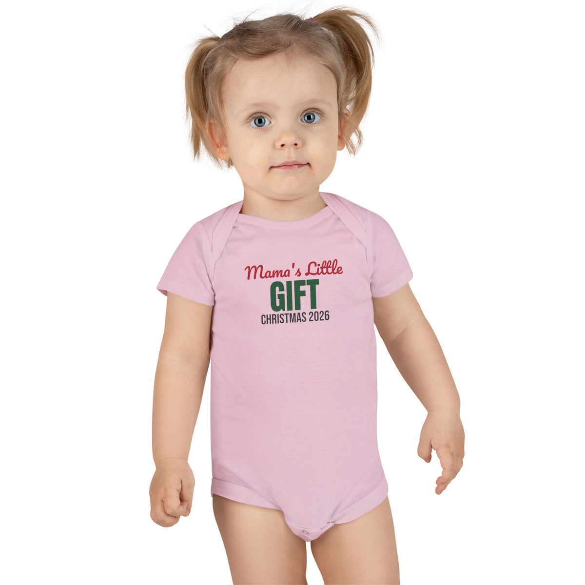 Mama's Little Gift Christmas 2026 Baby Bodysuit