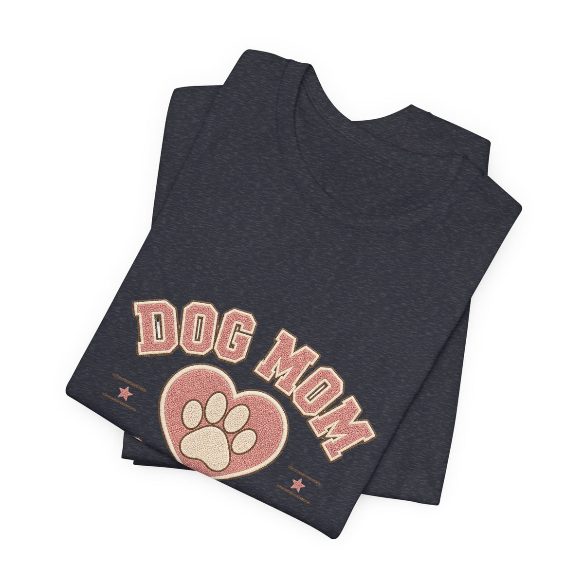 Dog Mom Club Shirt, Varsity Dog Mom T-Shirt, Paw Print Gift for Dog Lovers