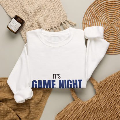 It's Game Night Roll the Dice Sweatshirt, Game Night Crewneck Sweatshirt