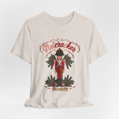 Nutcracker Season Shirt, Vintage Nutcracker T-Shirt, Pink Christmas Tee