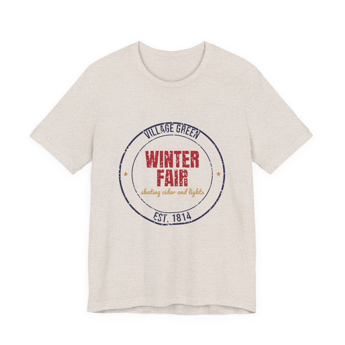 Village Green Winter Fair Est. 1814 Shirt, Vintage Winter T-Shirt, Vintage Winter Gift