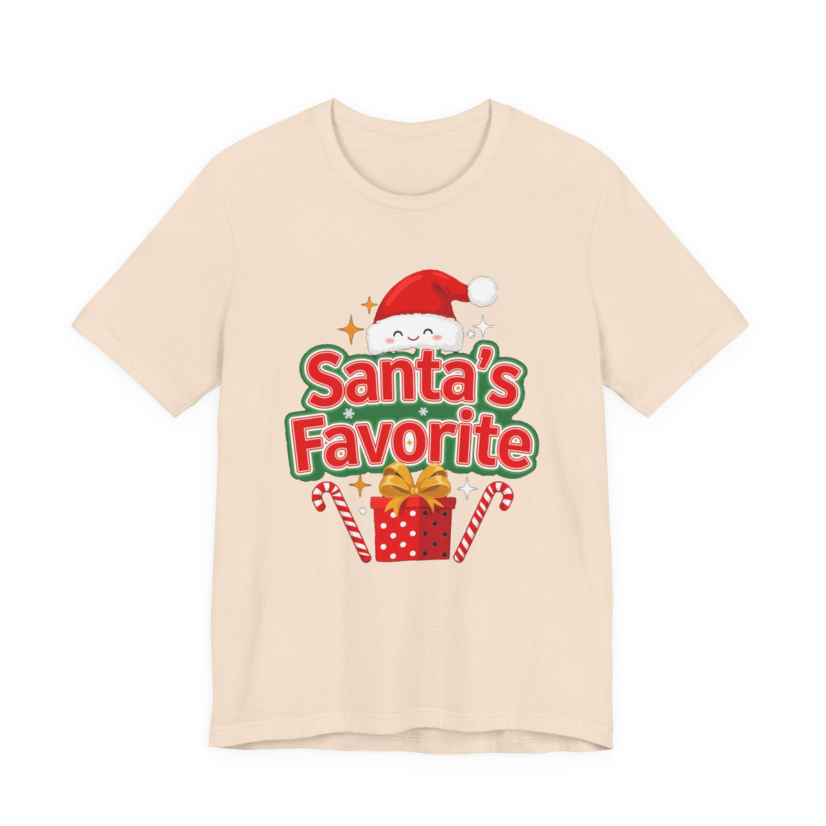 Santa's Favorite Shirt, Funny Christmas T-Shirt, Nice List Tee