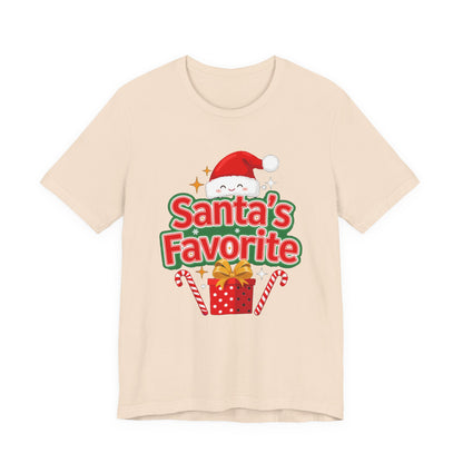 Santa's Favorite Shirt, Funny Christmas T-Shirt, Nice List Tee
