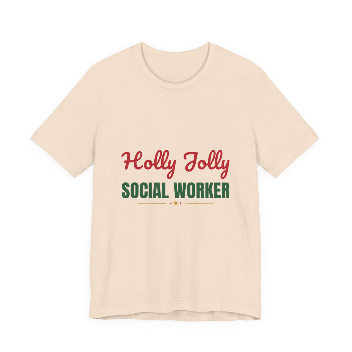 Holly Jolly Social Worker Shirt, Social Worker Christmas T-Shirt, Social Worker Gift