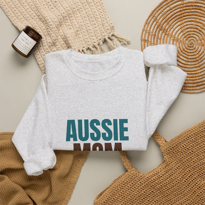 Aussie Mom Herding My Heart Since Day One Sweatshirt, Aussie Mom Crewneck Sweatshirt
