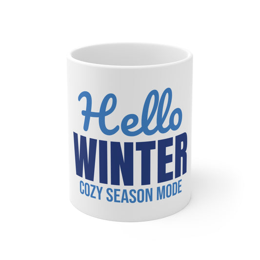 Hello Winter Cozy Season Mode Mug