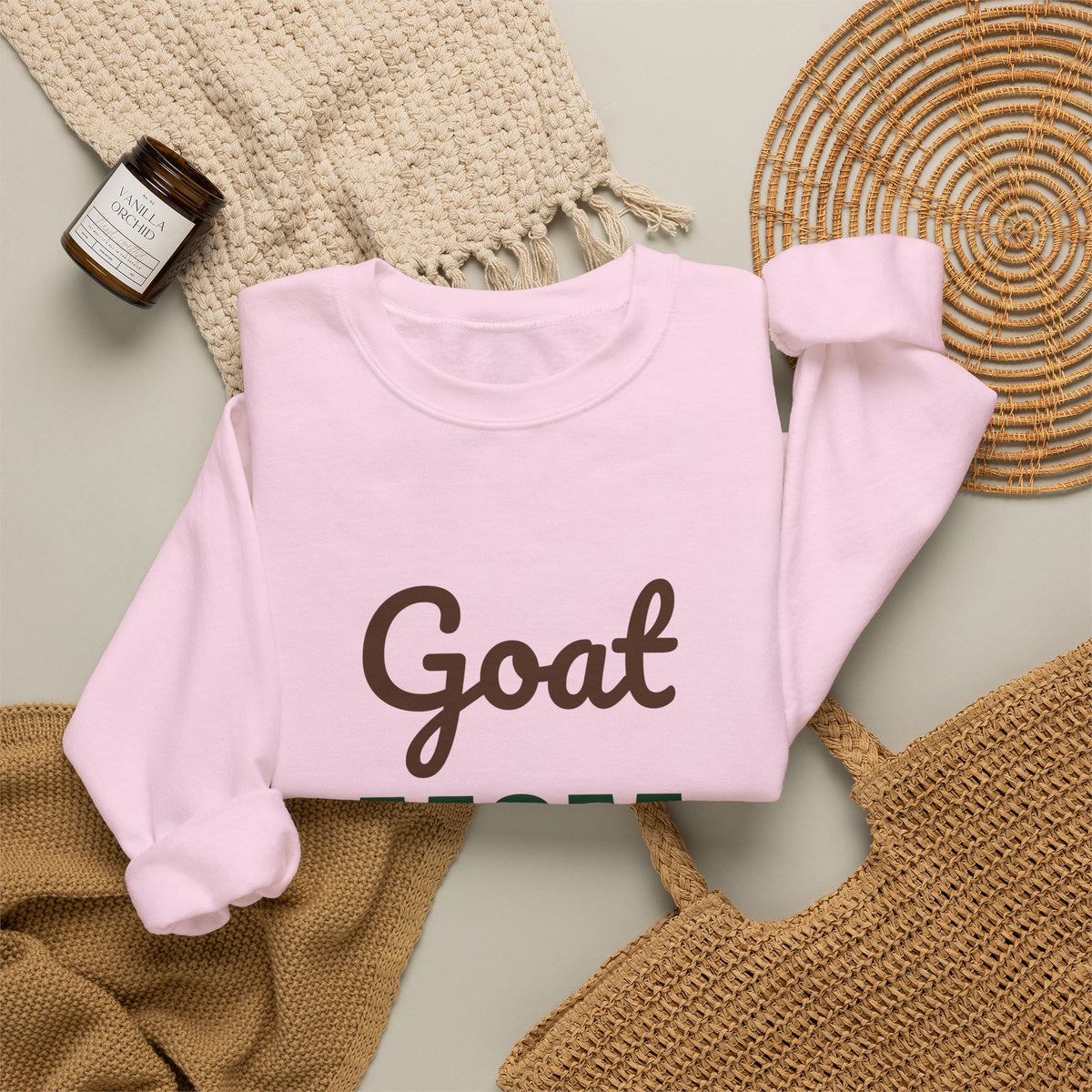 Goat Mom Herding Kids of All Kinds Sweatshirt, Goat Mom Crewneck
