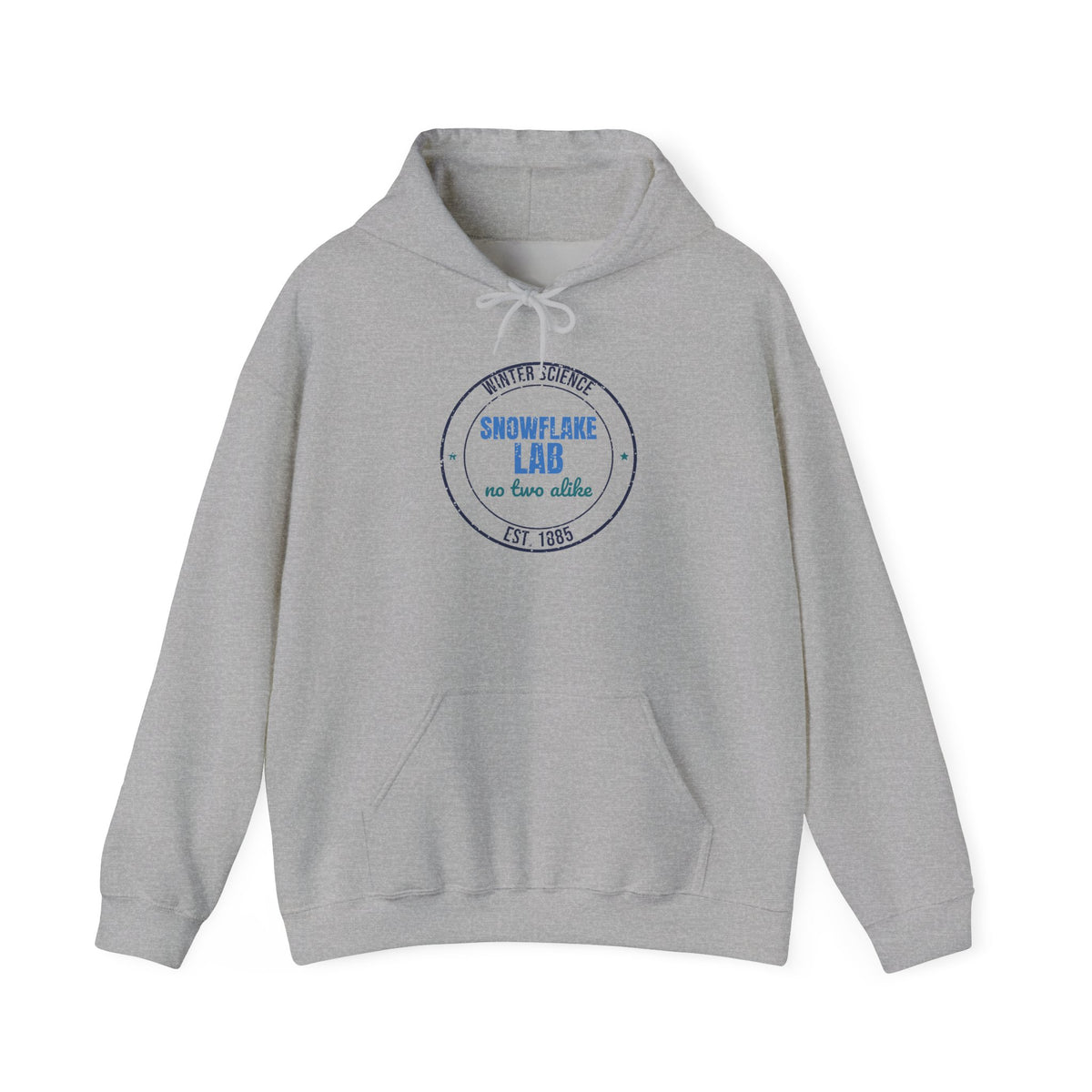 Winter Science Snowflake Lab Est. 1885 Hoodie, Vintage Winter Hoodie