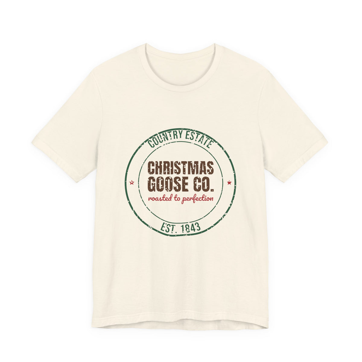 Country Estate Christmas Goose Co. Est. 1843 Shirt, Vintage Christmas T-Shirt, Vintage Christmas Gift