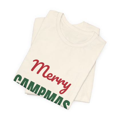 Merry Campmas Shirt, Camping Christmas T-Shirt, Camper Gift
