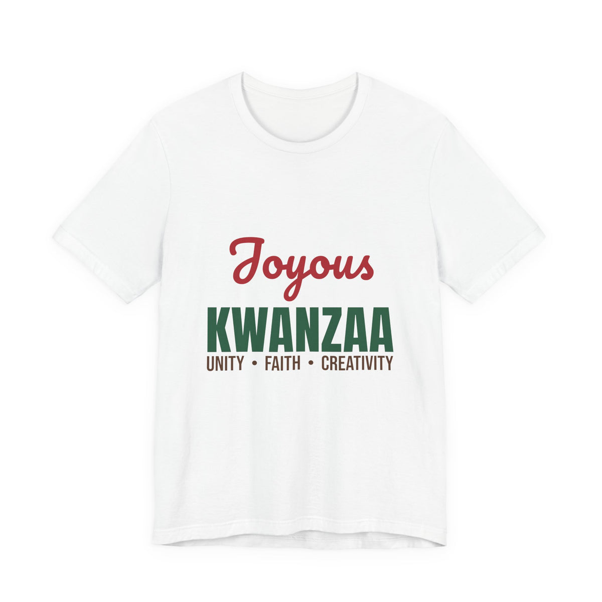 Joyous Kwanzaa Unity Faith Creativity Shirt, Kwanzaa T-Shirt, Kwanzaa Gift