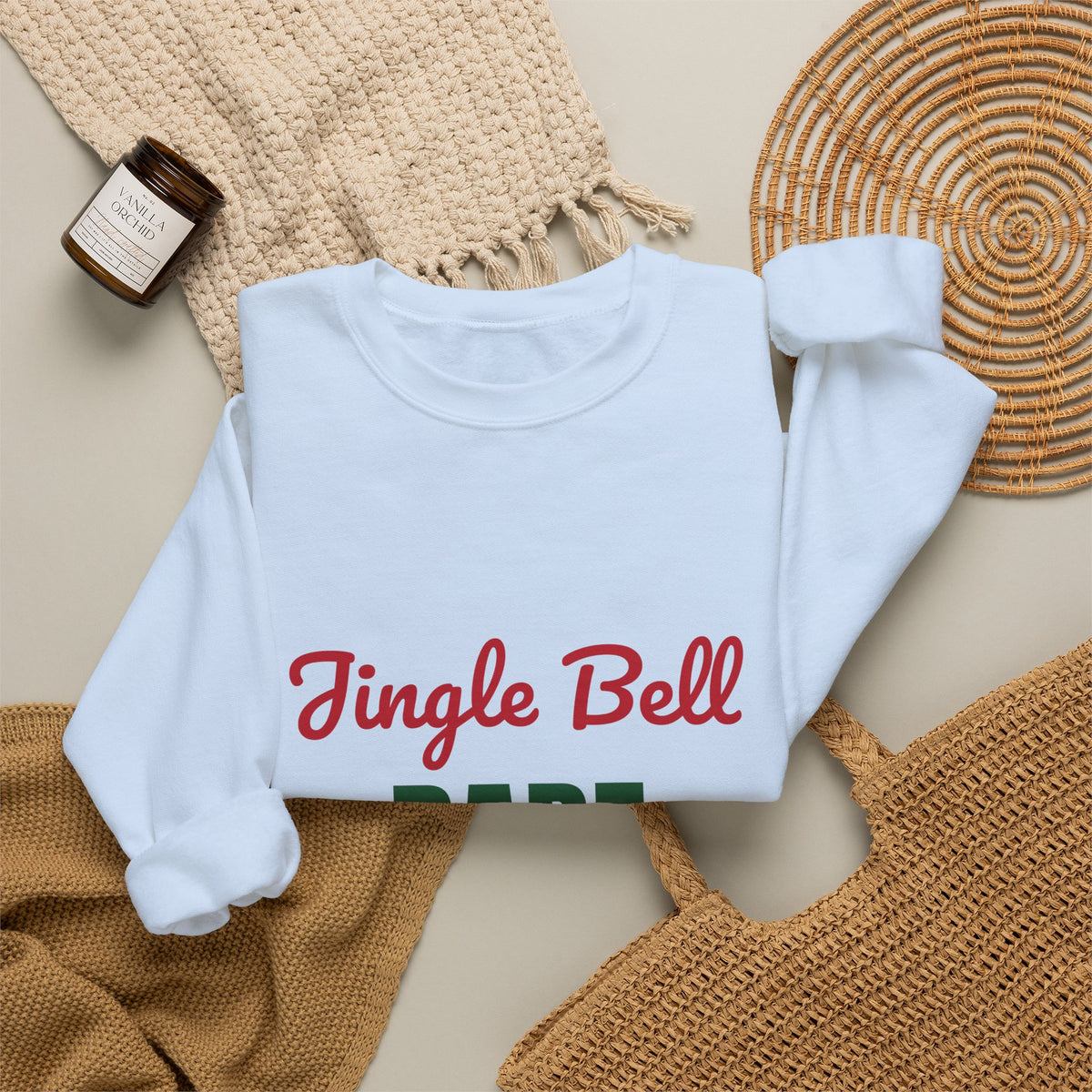 Jingle Bell Babe Sweatshirt, Womens Christmas Crewneck