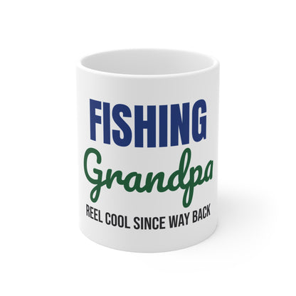 Fishing Grandpa Reel Cool Mug