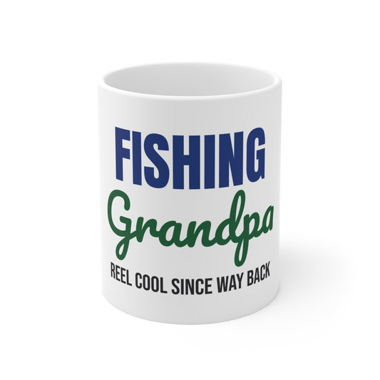 Fishing Grandpa Reel Cool Mug