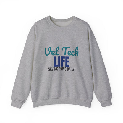 Vet Tech Life Saving Paws Daily Sweatshirt
