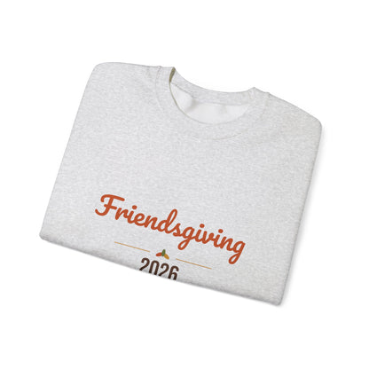 Friendsgiving 2026 Sweatshirt, Thanksgiving Crewneck, Matching Friends Fall Tee
