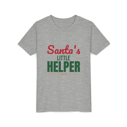 Santa's Little Helper Kids Shirt, Kids Christmas T-Shirt