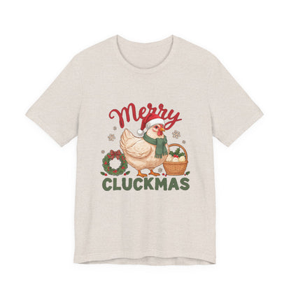 Merry Cluckmas Shirt, Chicken Christmas T-Shirt, Chicken Lover Tee