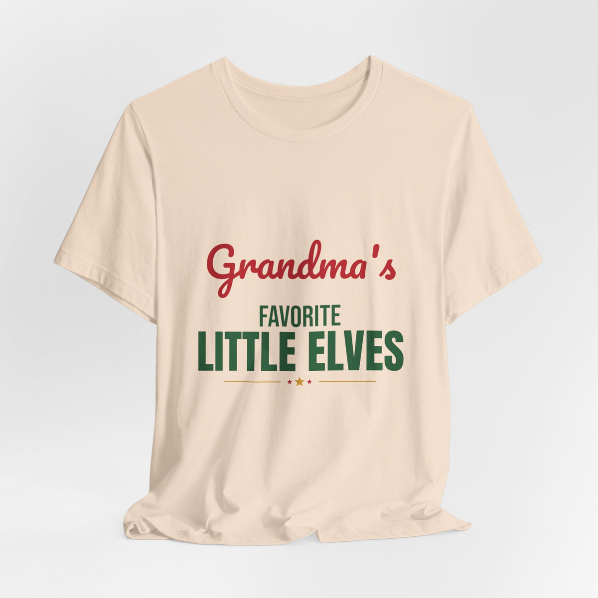 Grandma's Favorite Little Elves Shirt, Grandma Christmas T-Shirt, Nana Holiday Tee